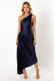 Kleo One Shoulder Maxi Dress Navy