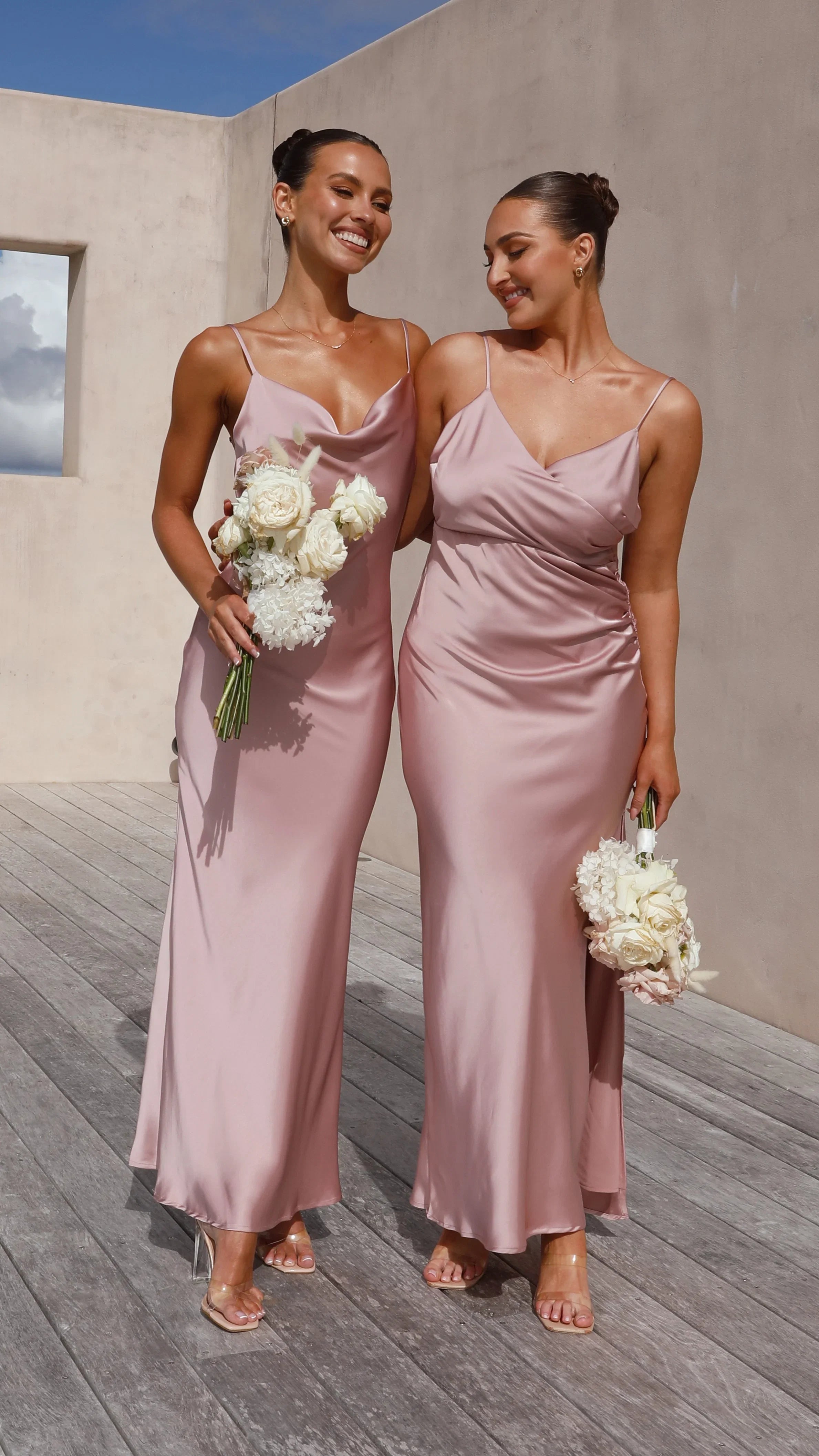 Willow Maxi Dress Dusty Pink