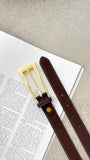 Stacey Belt Chocolate Gold