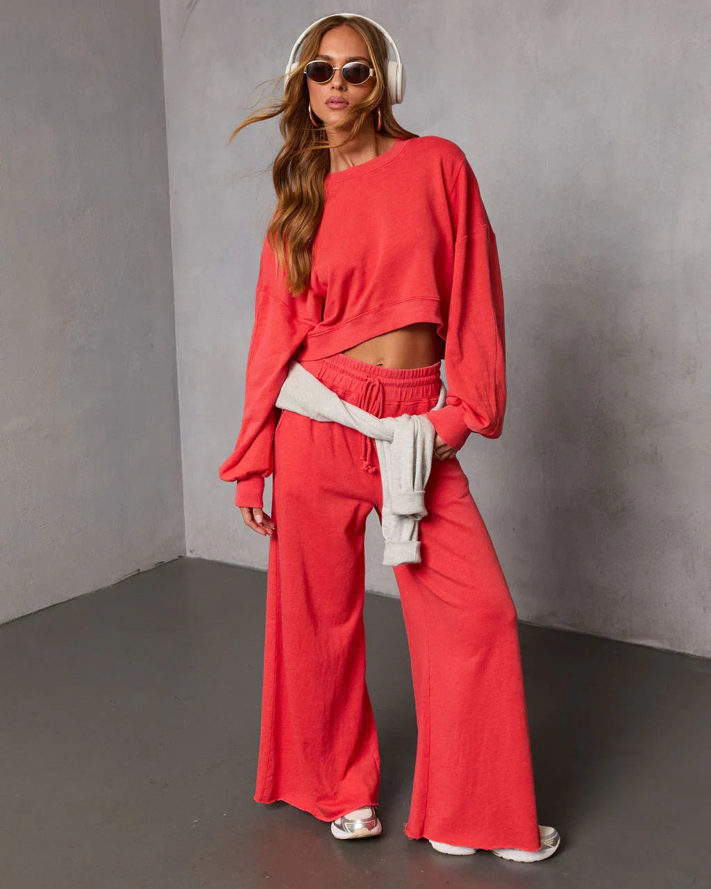 Off Hours Fleece Baggy Sweatshirt