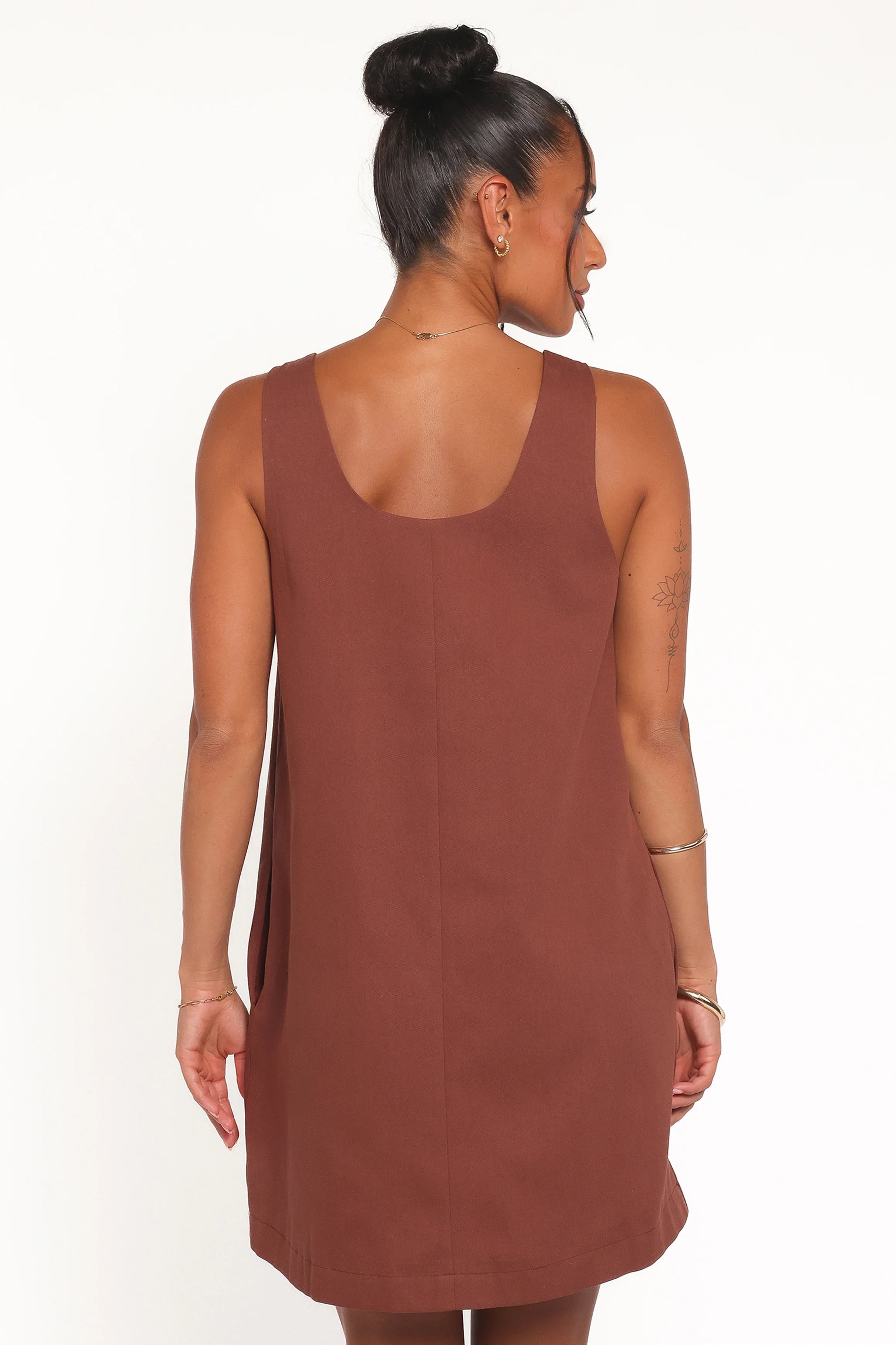 Elyria Mini Dress Brown