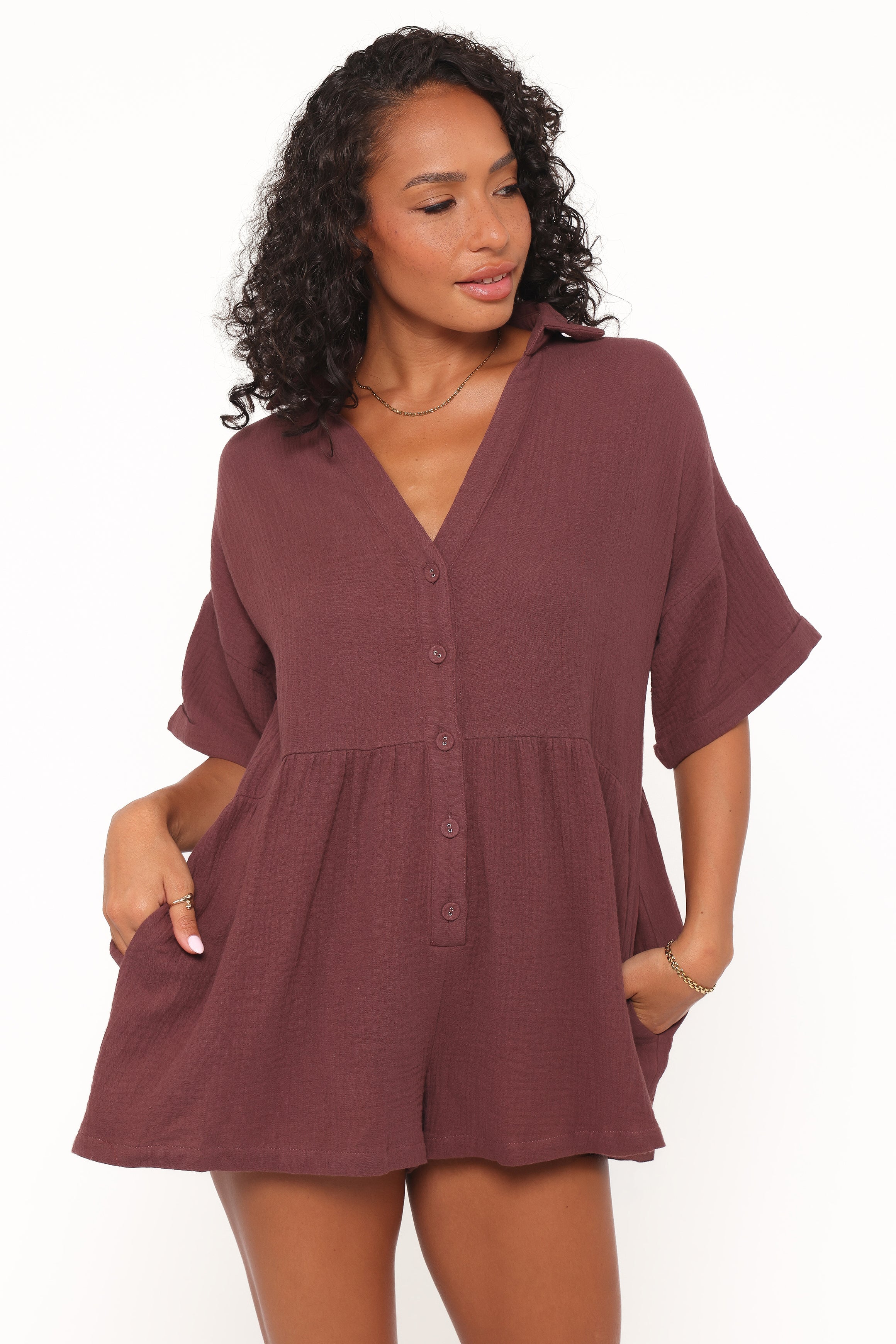 Winny Romper Chocolate