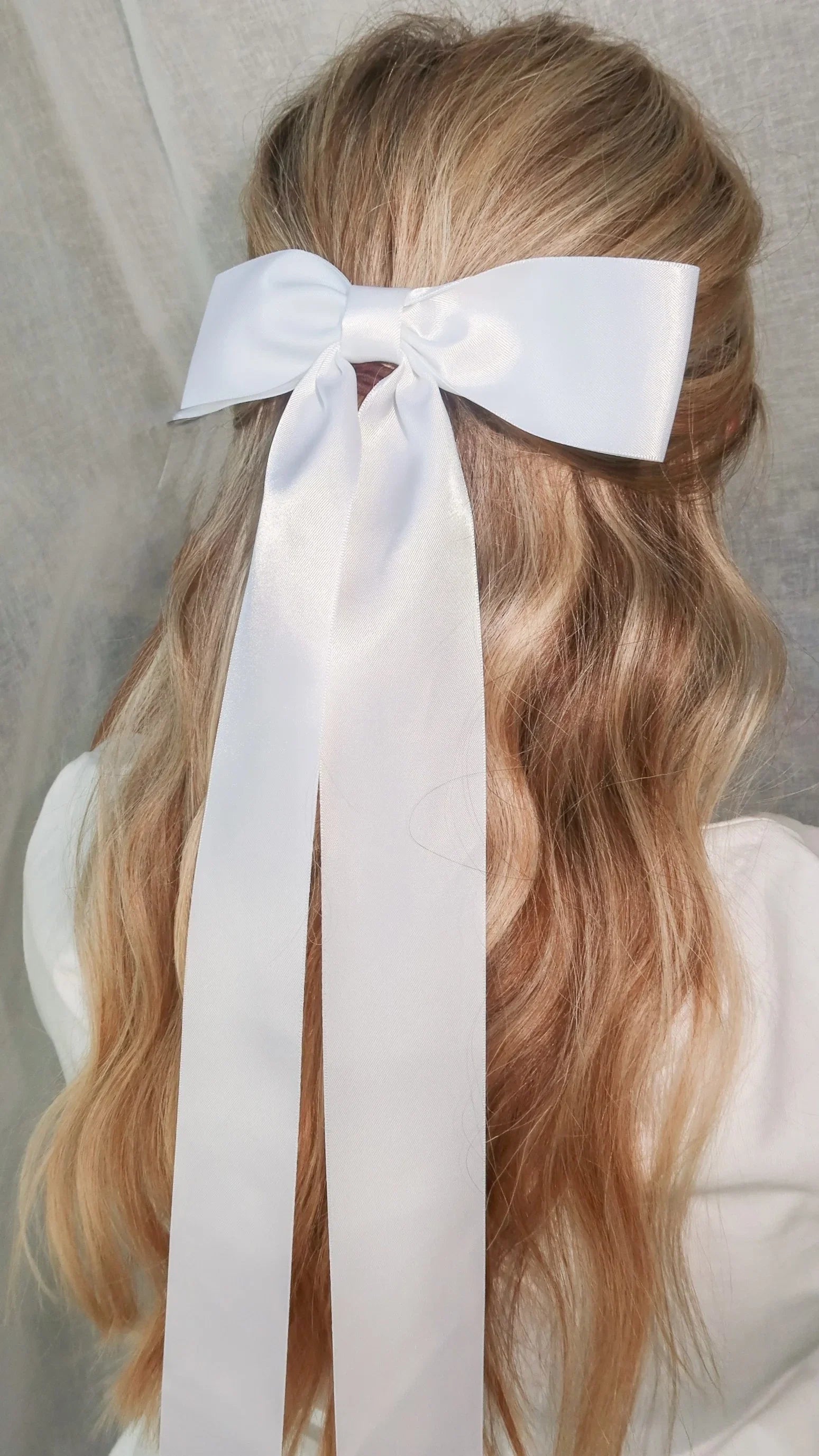 Lala Hair Bow White