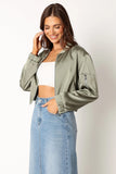 Kyra Bomber Jacket Sage