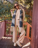 Claire Large Pattern Blanket Scarf
