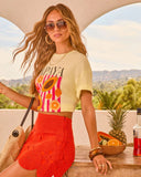 Papaya Fresca Short Sleeve Graphic Tee