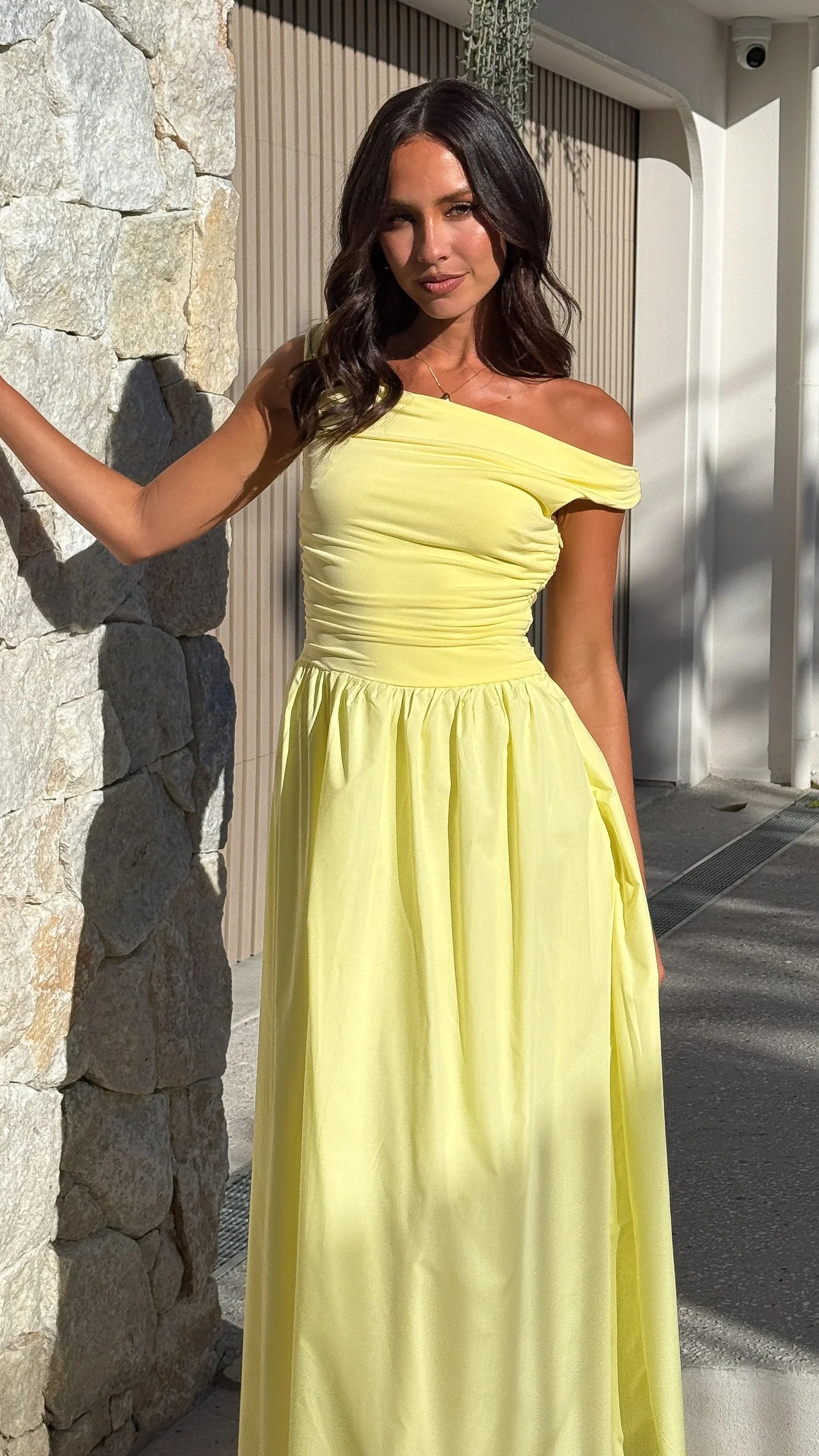 Immy Midi Dress Yellow