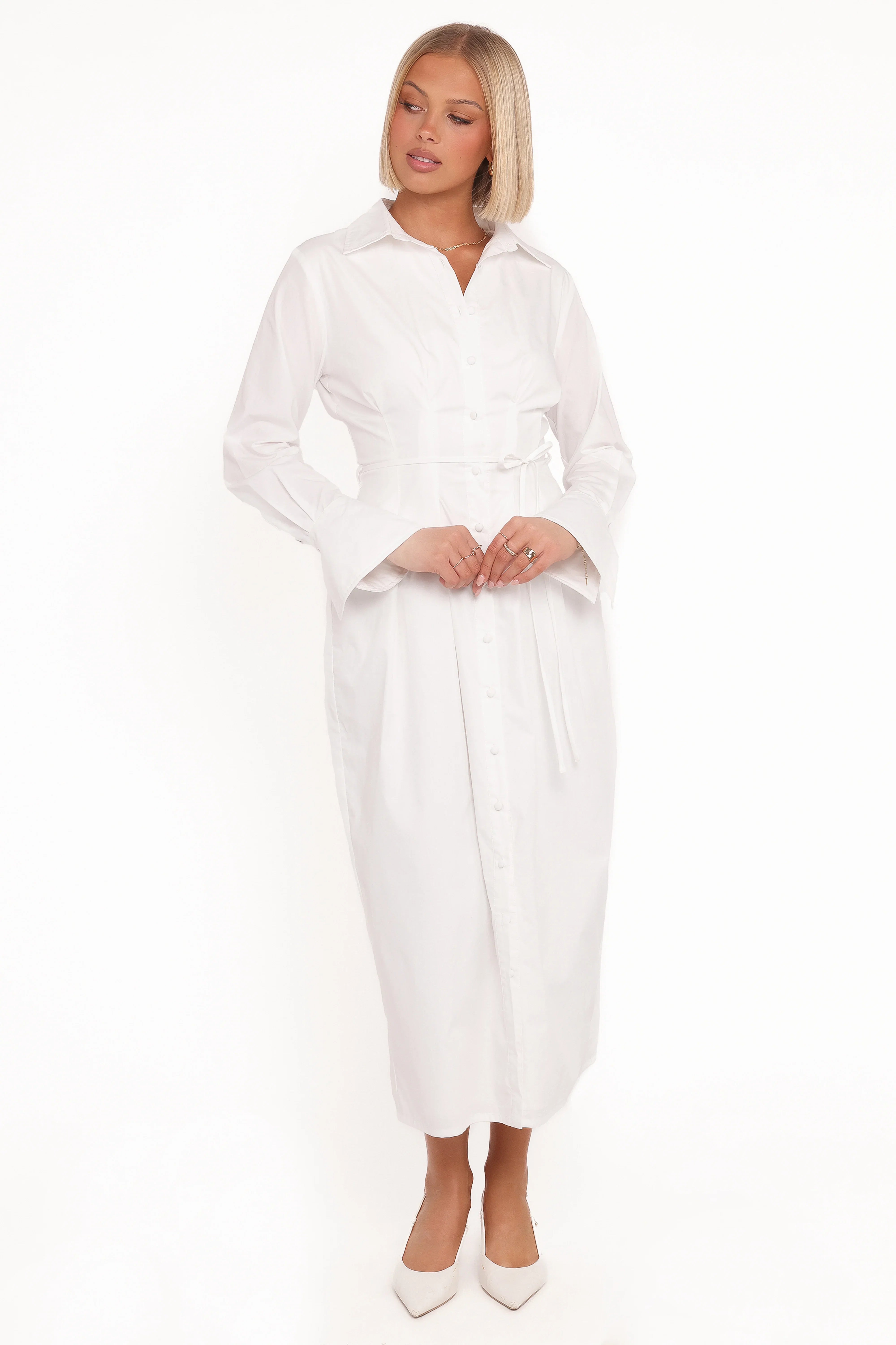 Alexander Shirt Dress Ivory