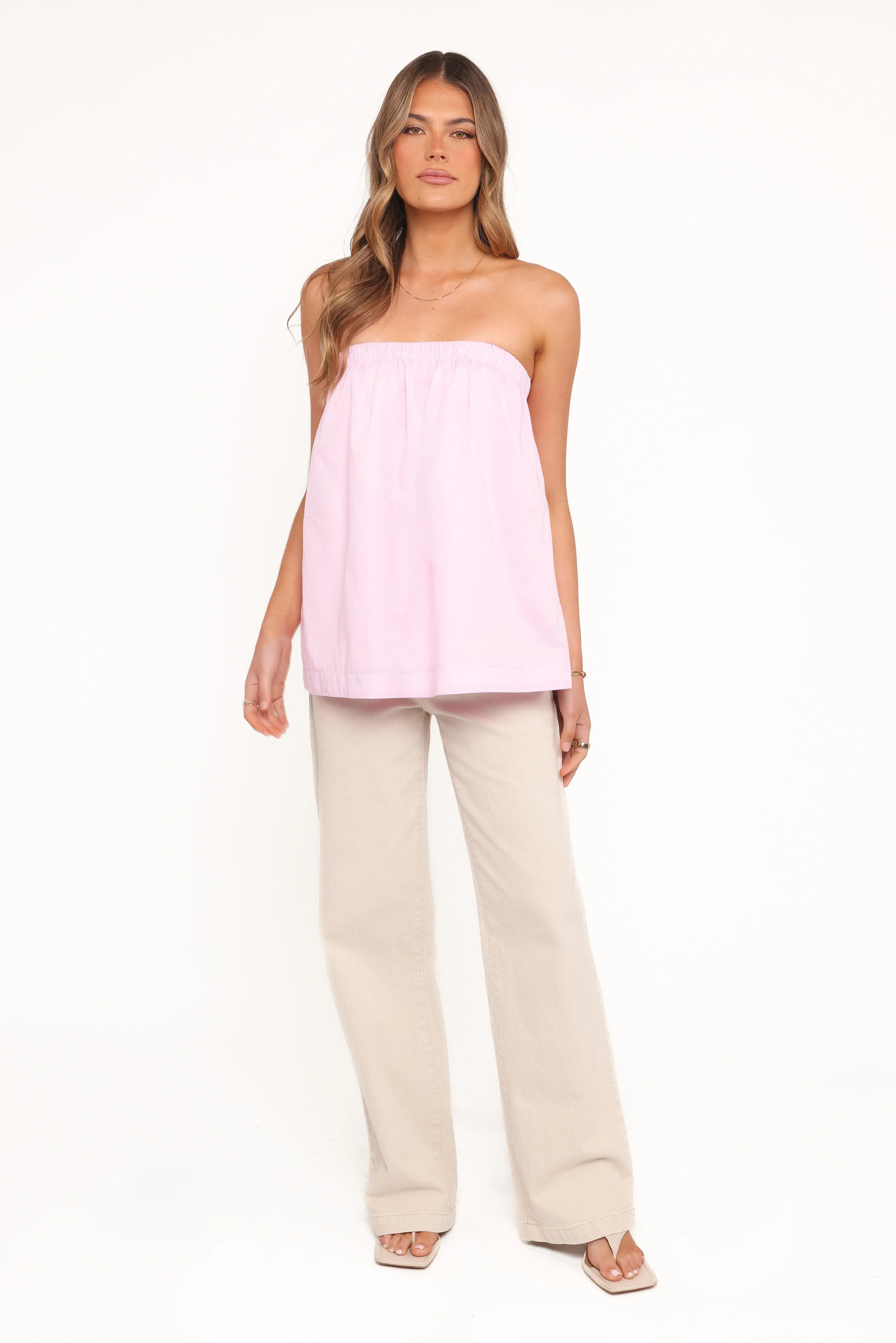 Cadhla Strapless Top Pink