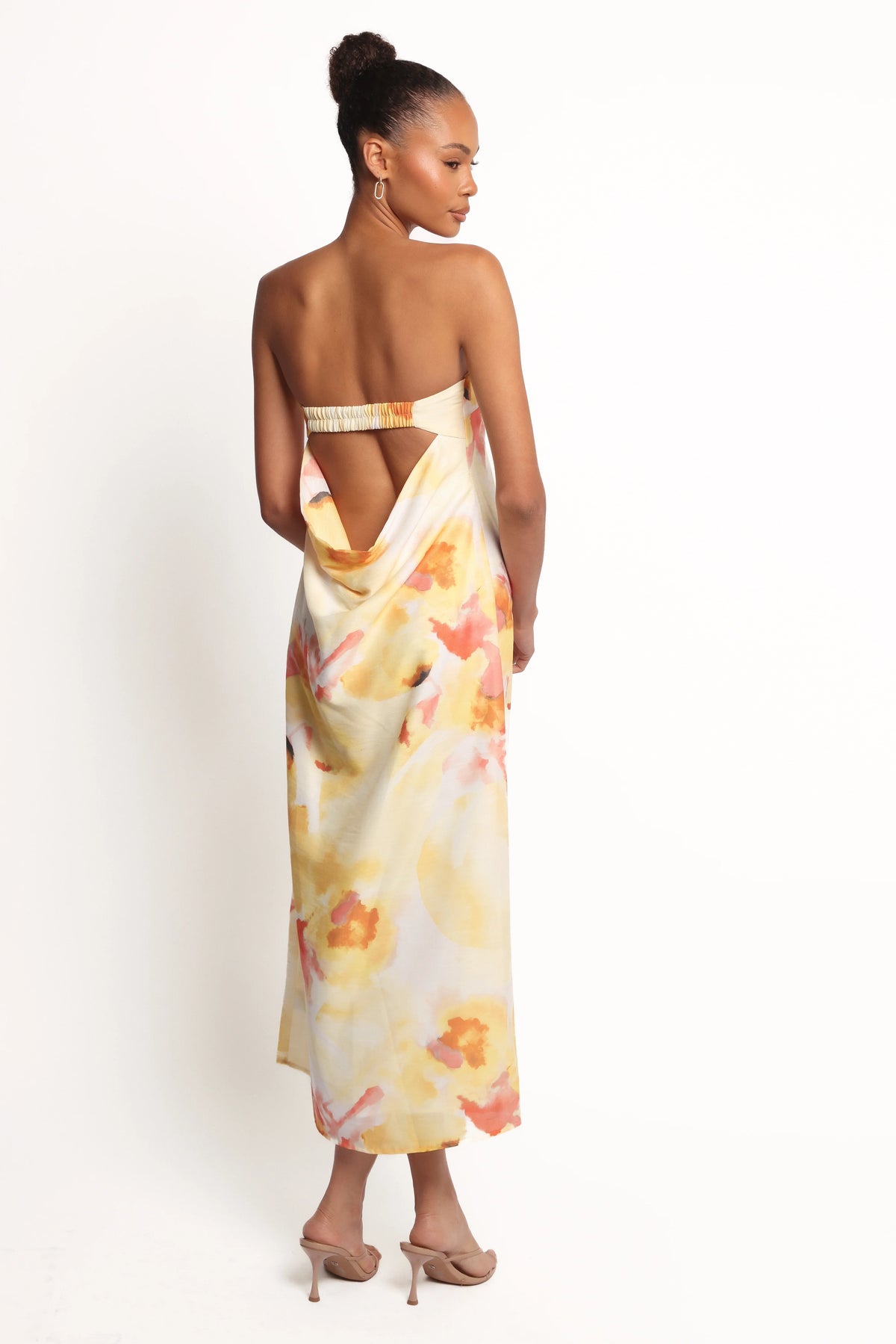 Hydra Maxi Dress Yellow Floral