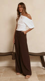 Maeva Tailored Pants Brown