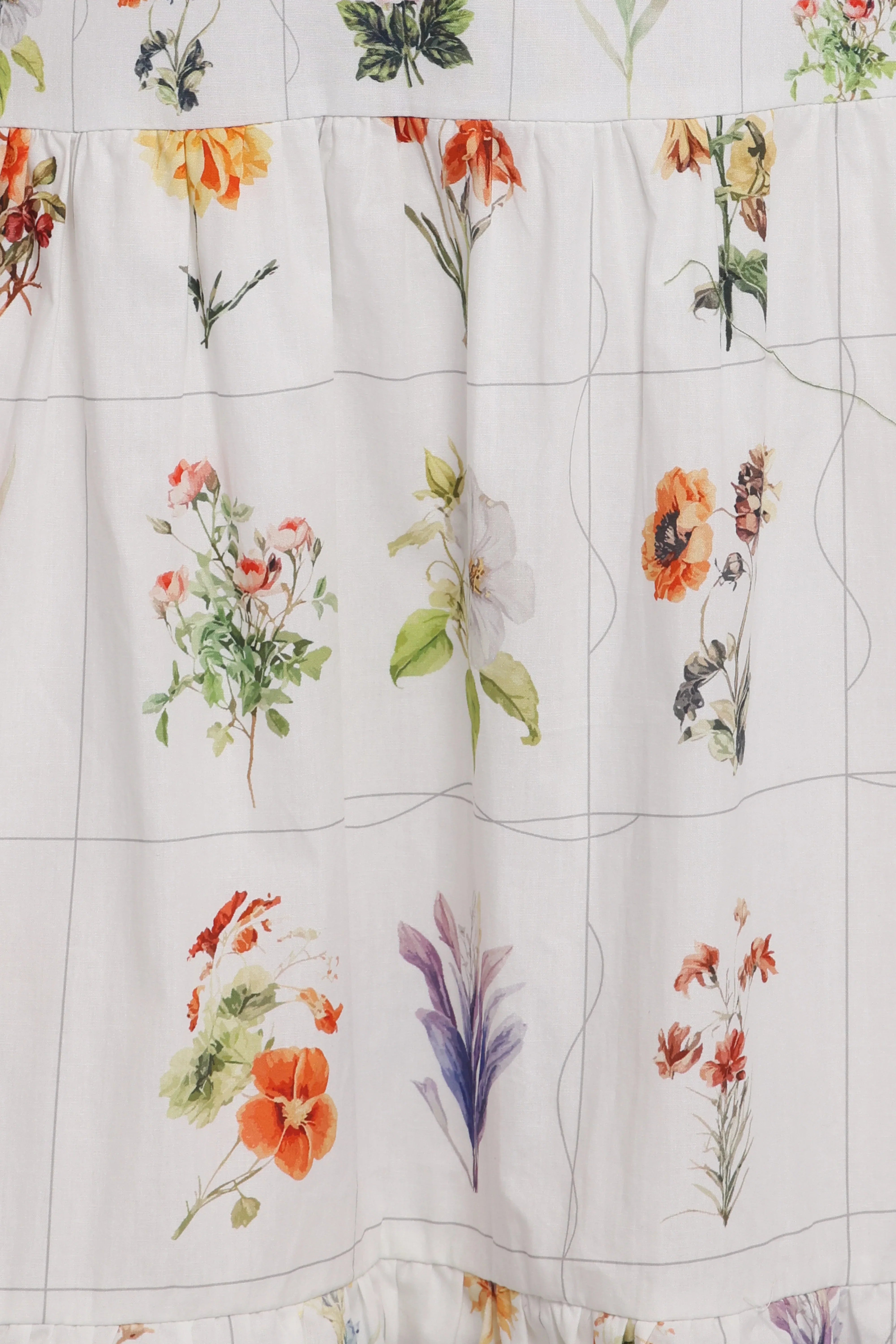 Brooks Maxi Dress White Floral