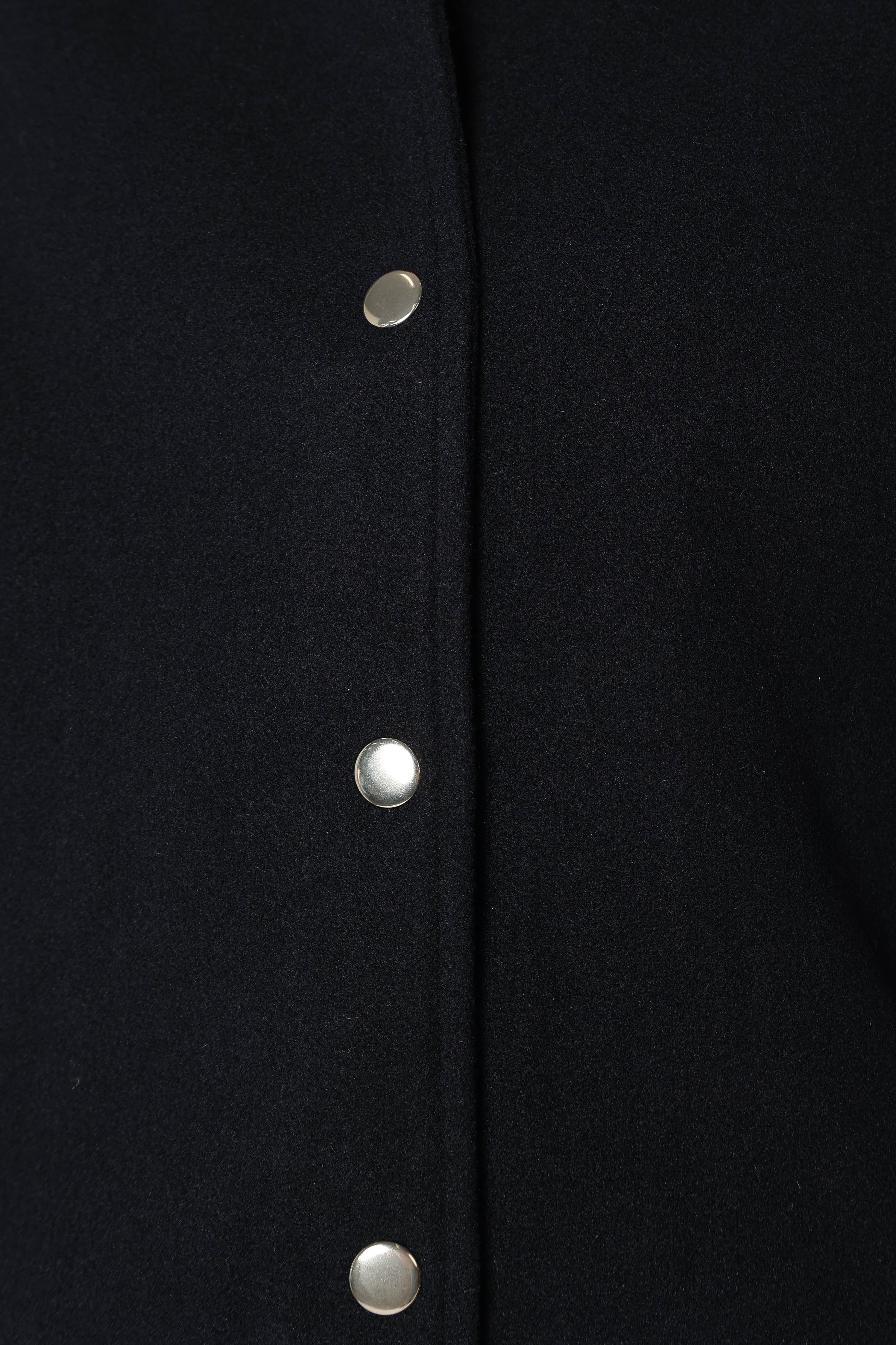 Fallon Collegiate Bomber Jacket Dark Indigo