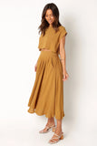 Bessie Two Piece Set Mustard