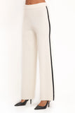 Jules Knitted Pant Set White