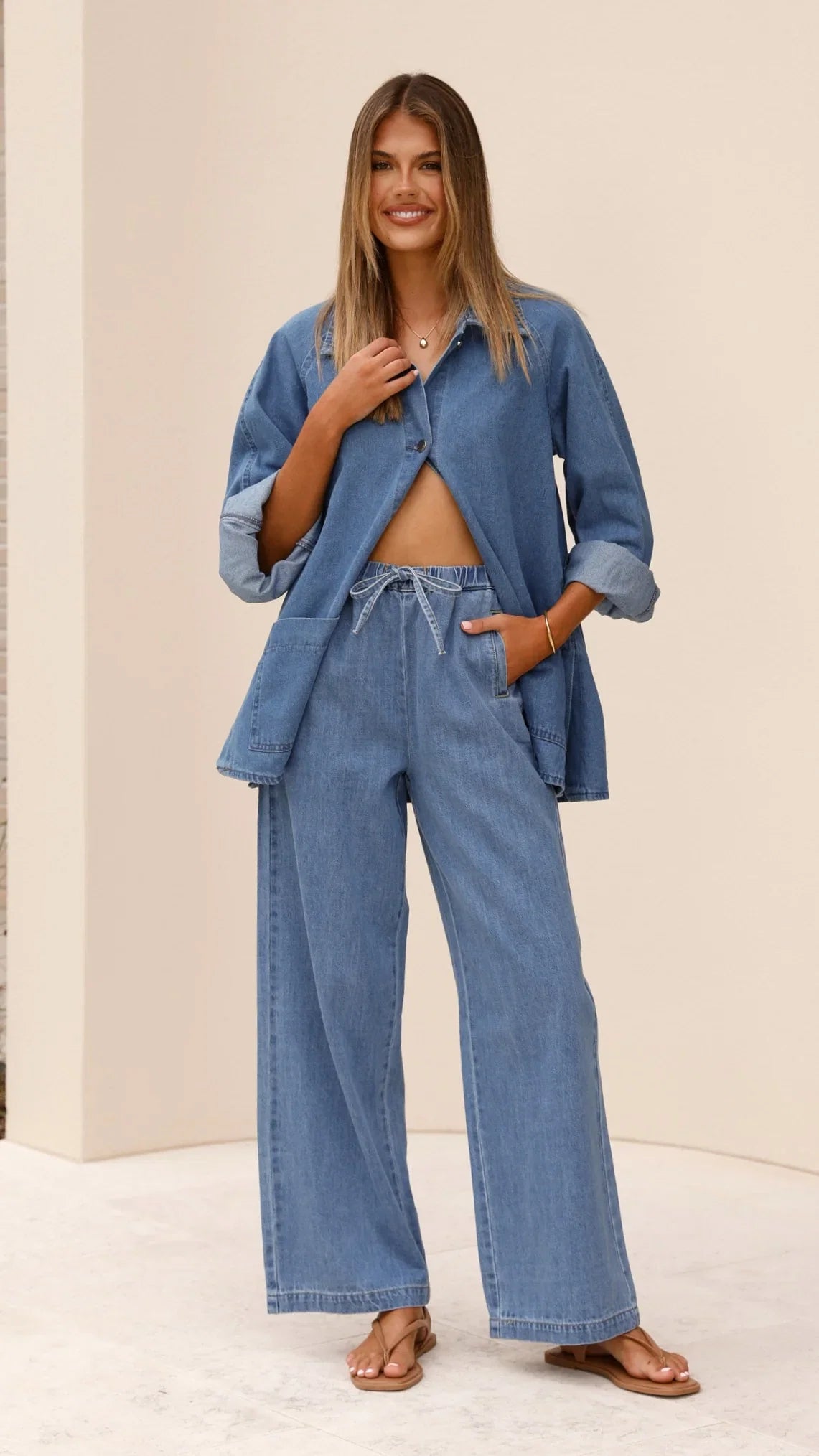 Laura Denim Jacket Mid Wash