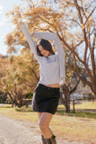 Ruva Long Sleeve Tee Navy White Stripe