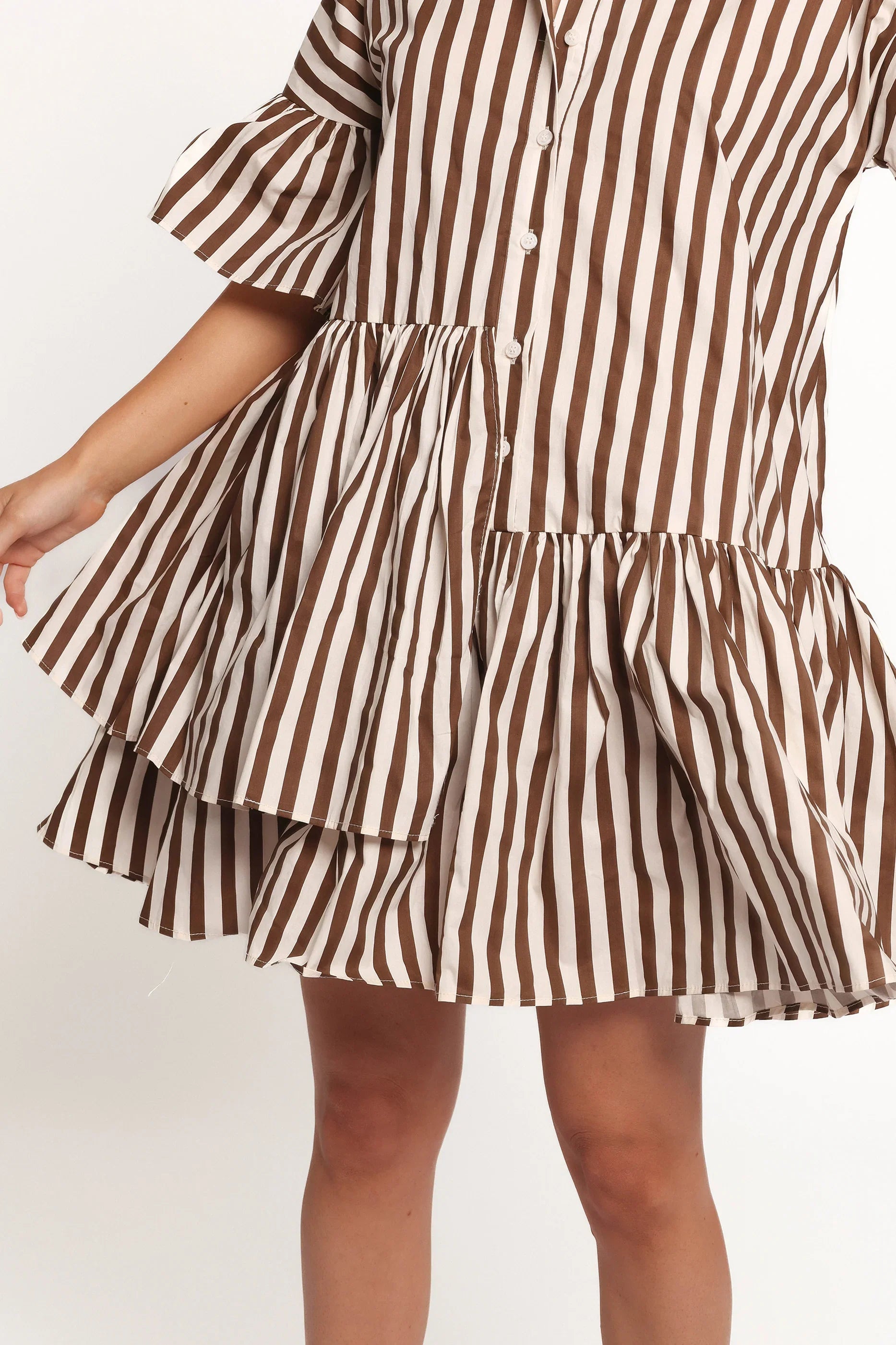 Jacqueline Mini Dress Chocolate