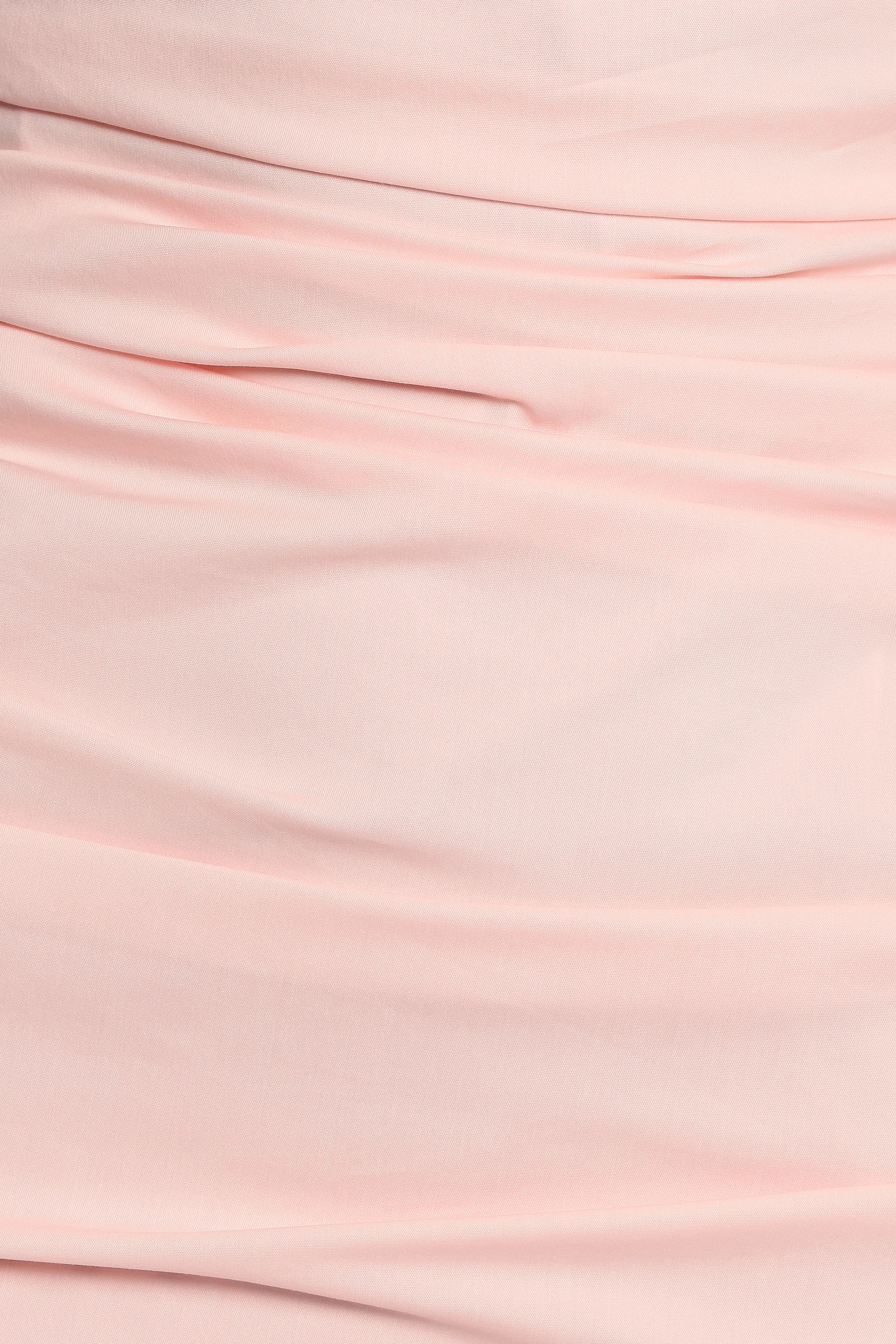 Eliya One Shoulder Frill Maxi Dress Ballet Pink
