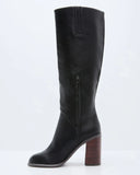 Always Here Block Heel Knee High Boots