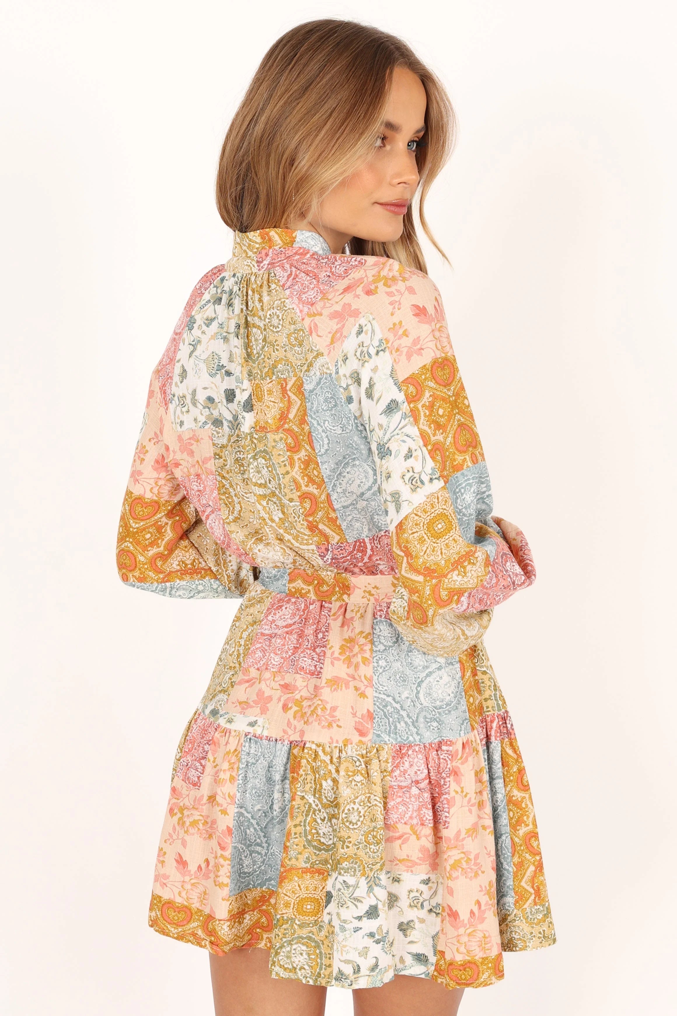 Silante Long Sleeve Mini Dress Maxine