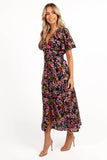 Owena Midi Dress Midnight Daisy