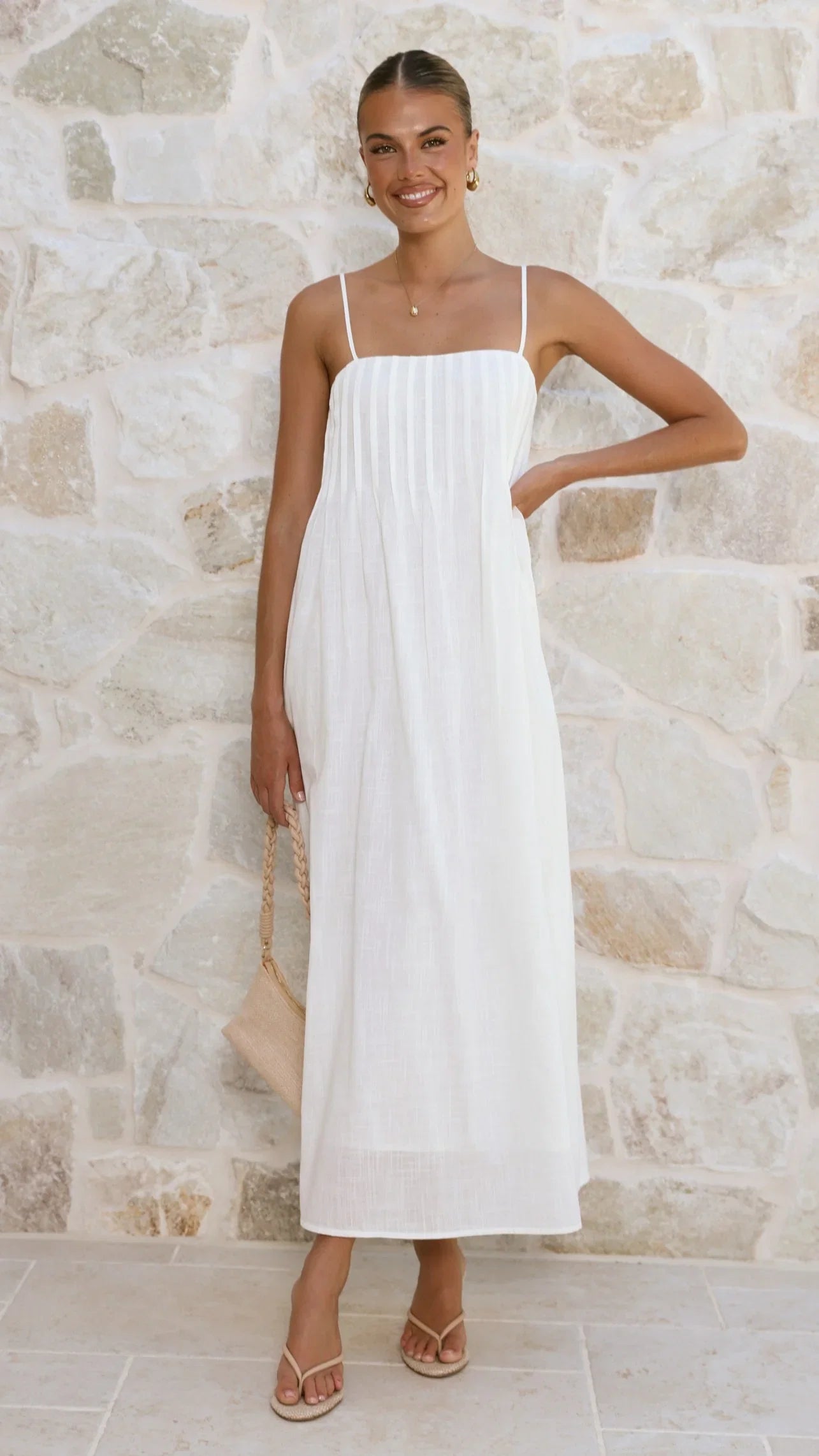 Stayla Maxi Dress White