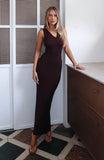 Shes Back Maxi Dress Espresso