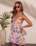 Island Crush Abstract Print Romper