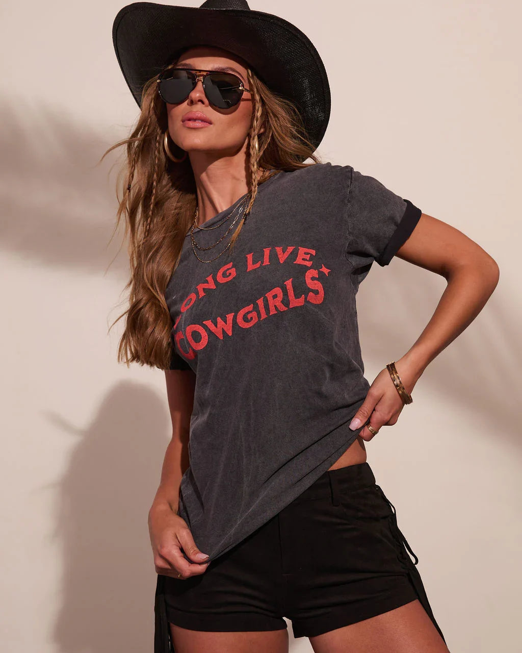 Long Live Cowgirls Short Sleeve Graphic Tee