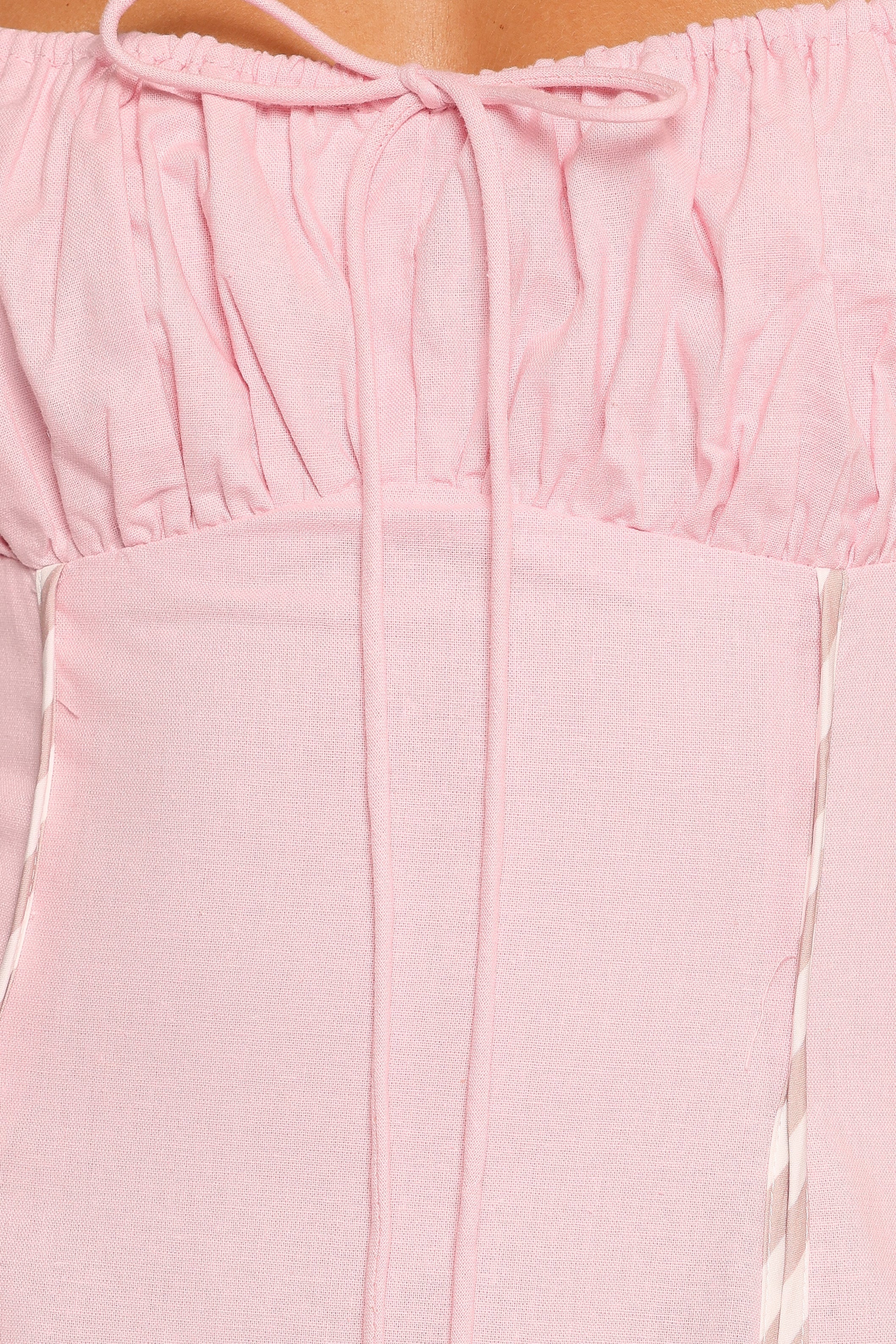 Talyn Midi Dress Pink