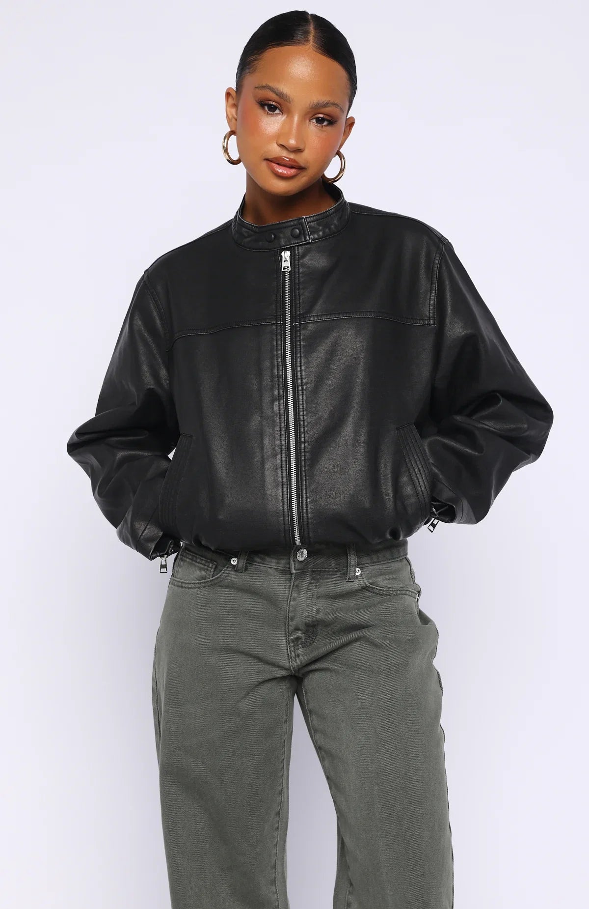 Put In Effort Jacket Black