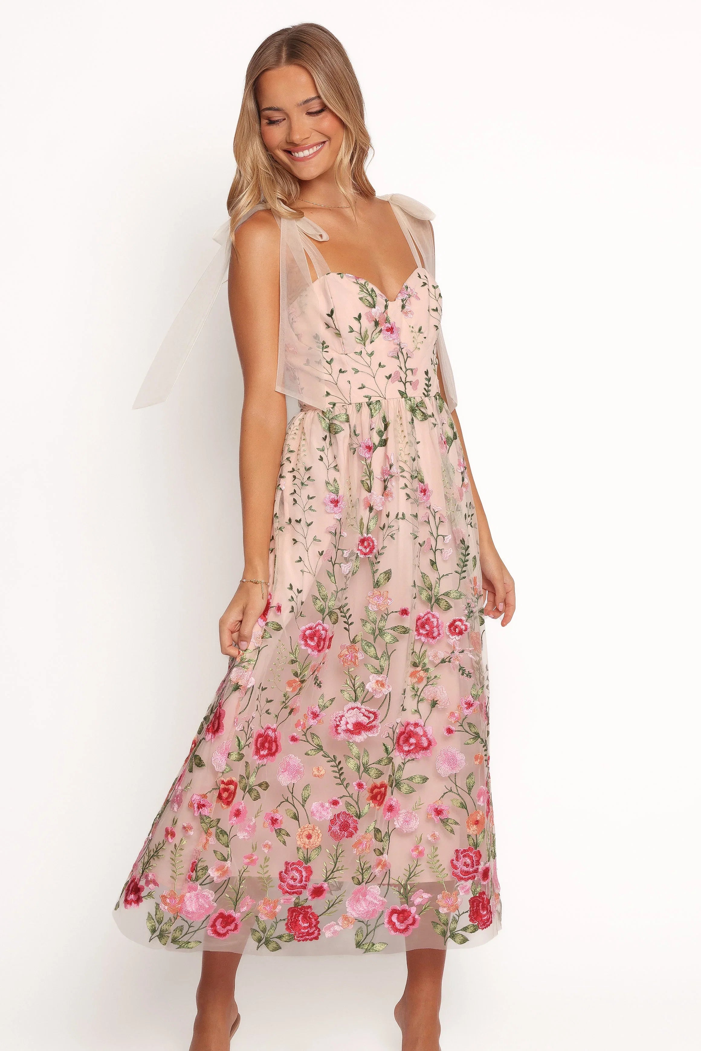 Mirabel Midi Dress Multi Floral