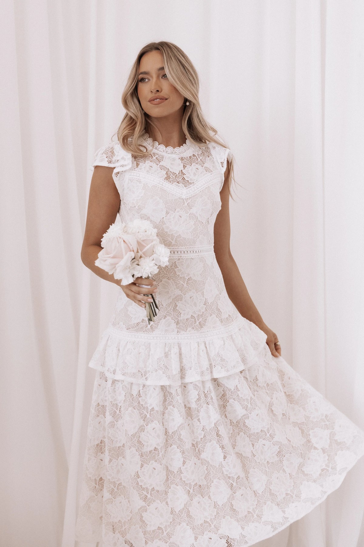 Carol Maxi Dress White