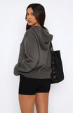 Its Cool Knit Hoodie Charcoal