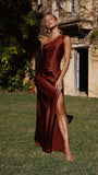 Victoria Maxi Dress Rust