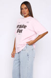 Seeing Stars Oversized Tee Pink
