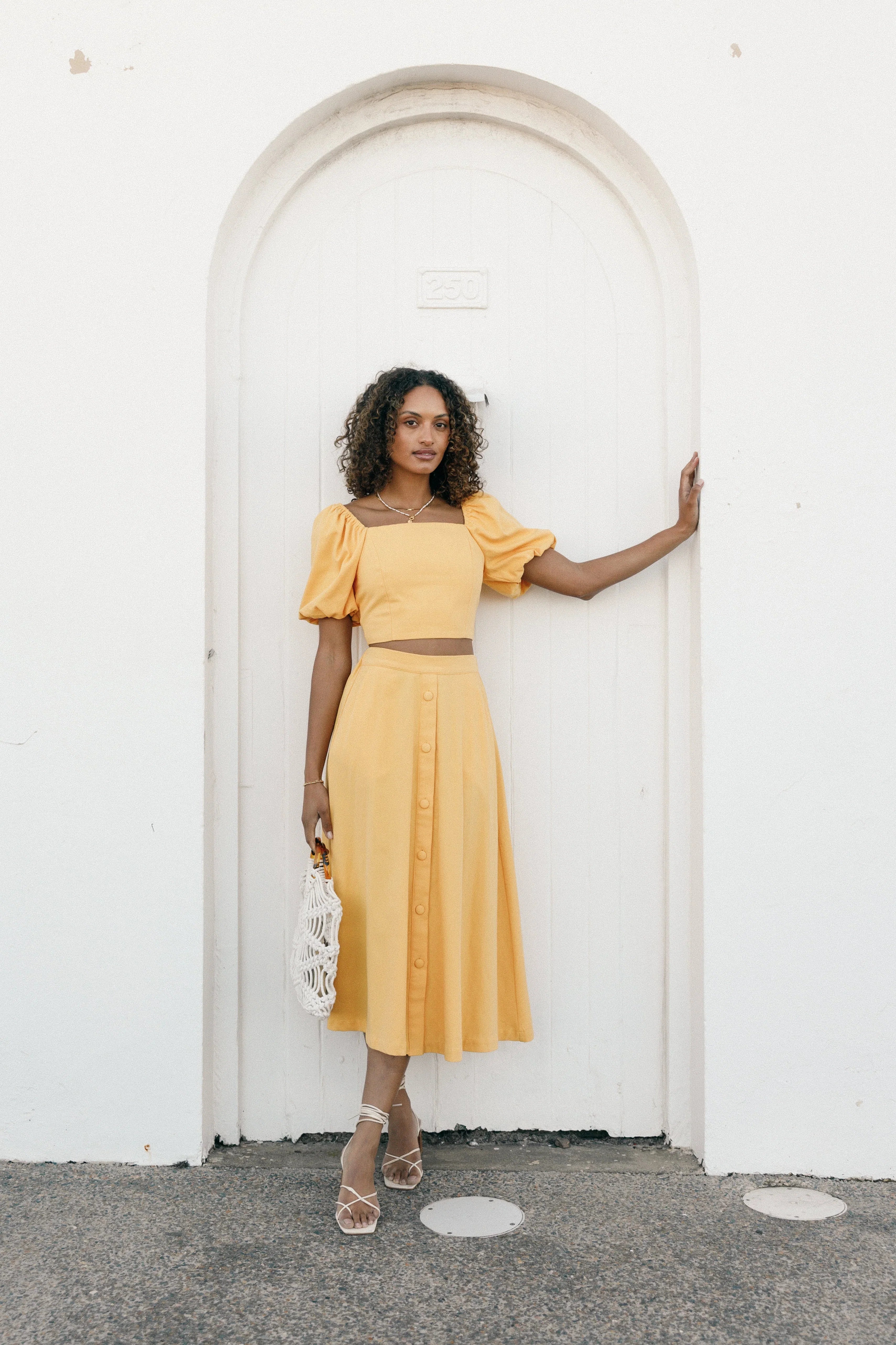 Mave Midi Skirt Sunflower