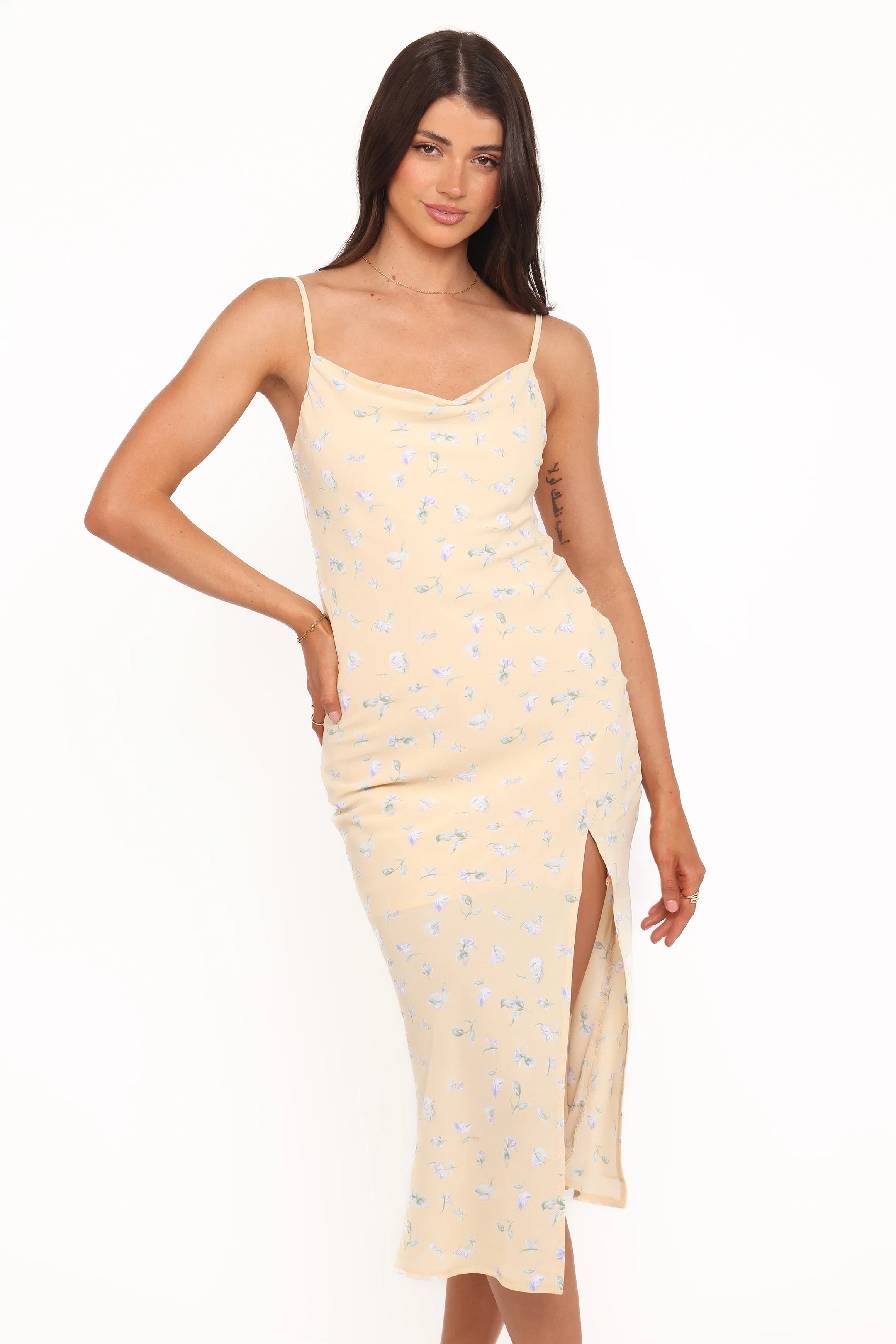 Yelena Dress Yellow Floral