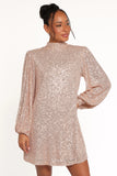 Springfield Mini Dress Gold
