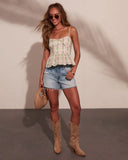Wildflower Dream Floral Peplum Top
