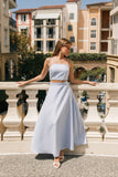 Lala Two Piece Set Blue Stripe
