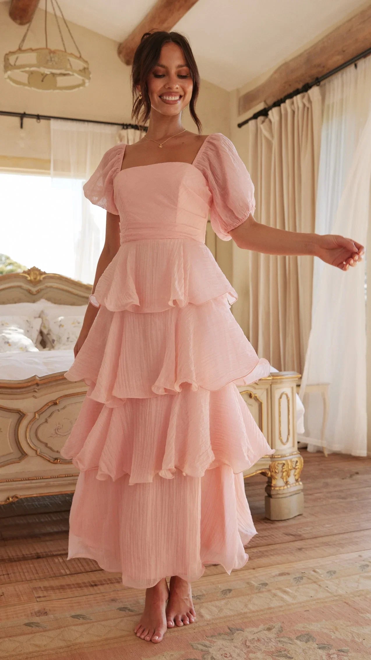 Lanelle Maxi Dress Pink