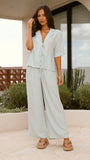 Lexi Linen Pants Blue