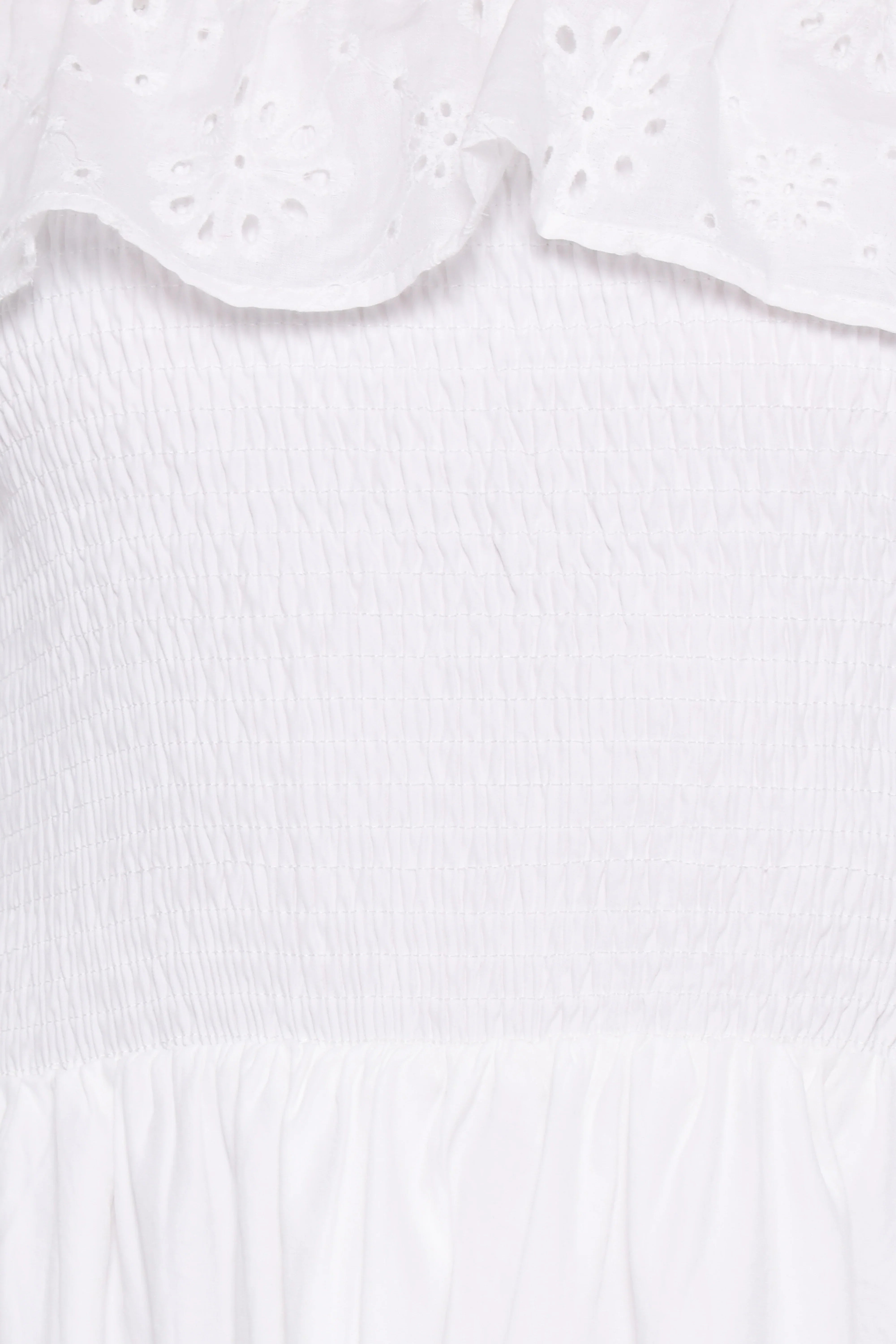 Gilbert Strapless Maxi Dress White