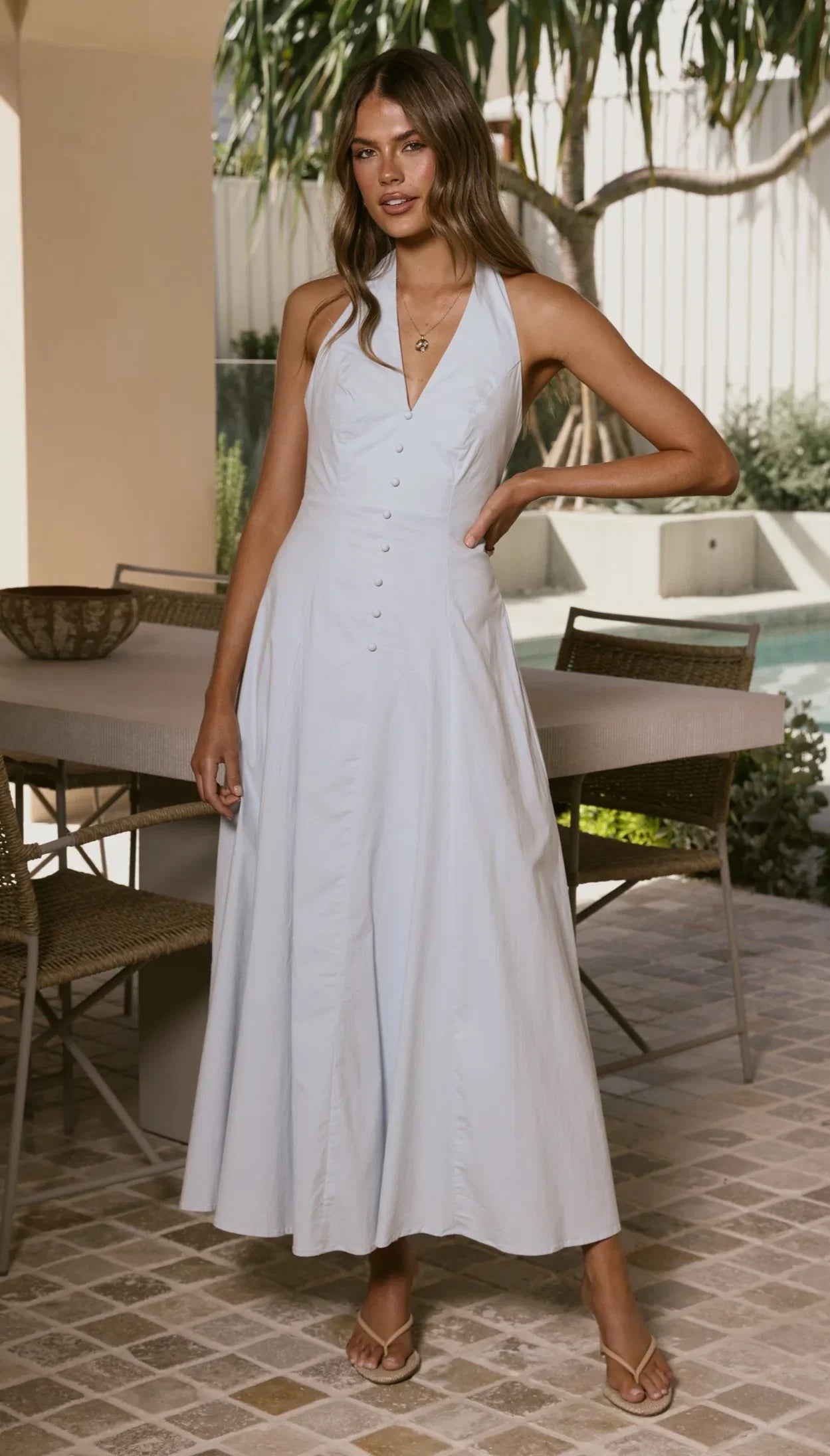 Kaia Maxi Dress Blue