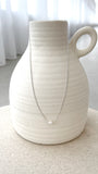 Kimmy Necklace Silver Pearl