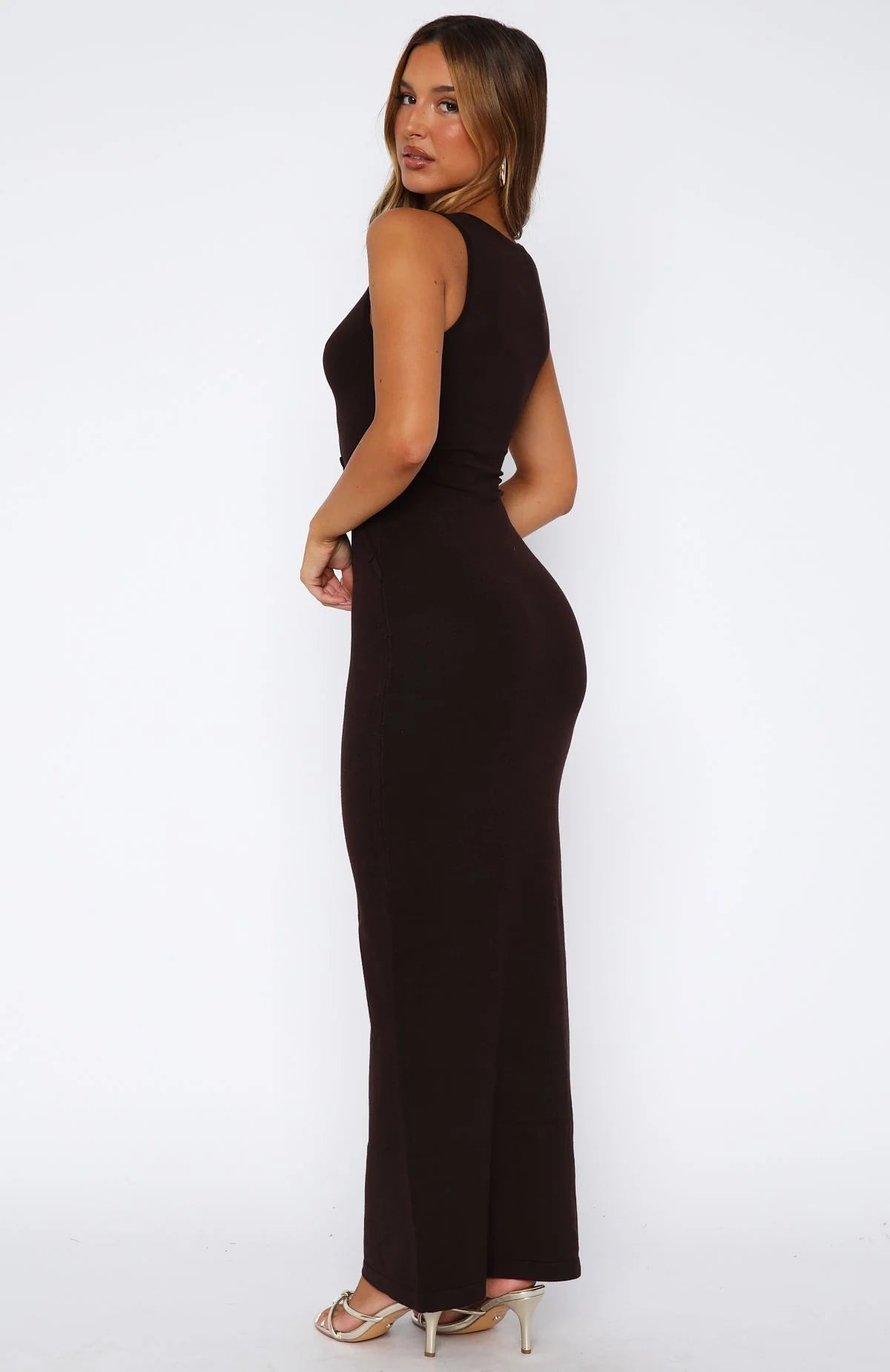 Shes Back Maxi Dress Espresso