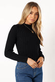 Nila Knit Top Black
