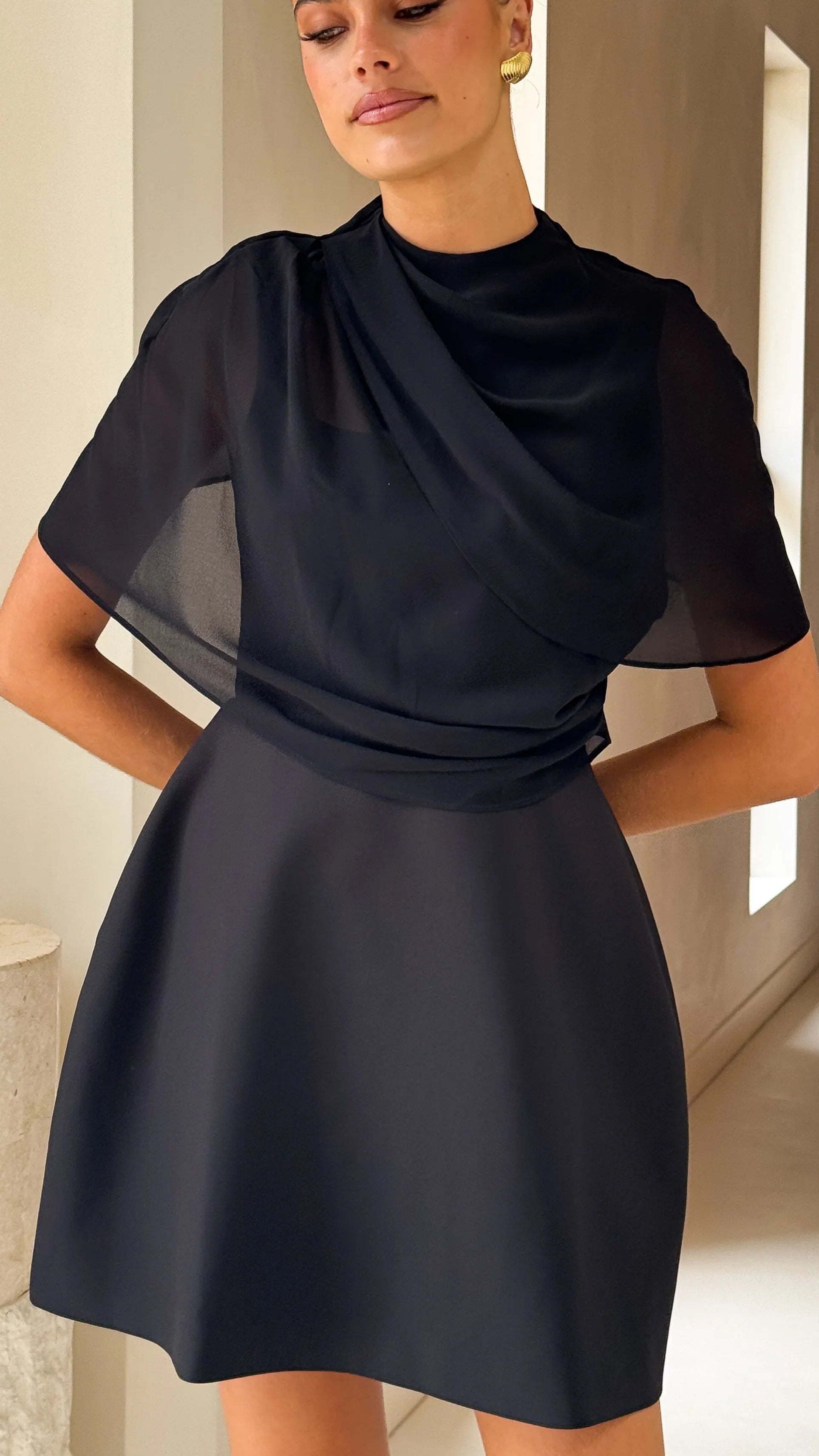 Zahni Mini Dress Black